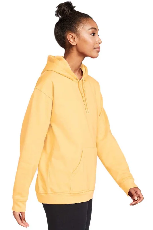 Gildan Mens Softstyle Hooded Sweatshirt Hoodie - Yellow Haze