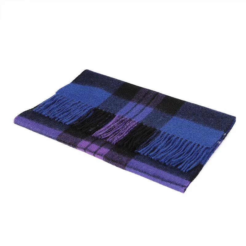 Hos 100% Lambswool Wide Scarf Heritage Of Scotland