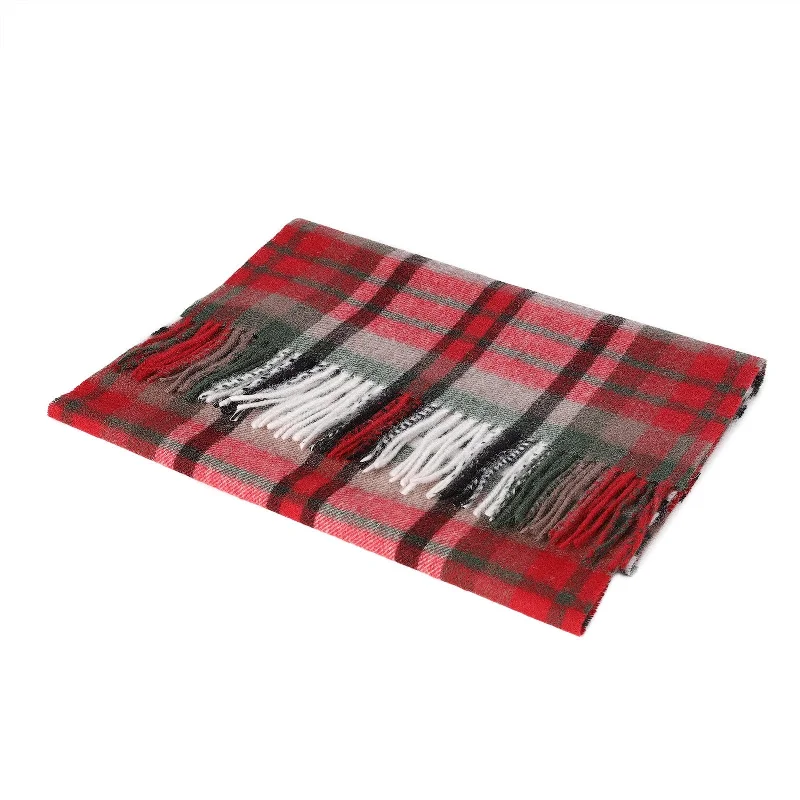 Hos 100% Lambswool Wide Scarf Macduff Dress