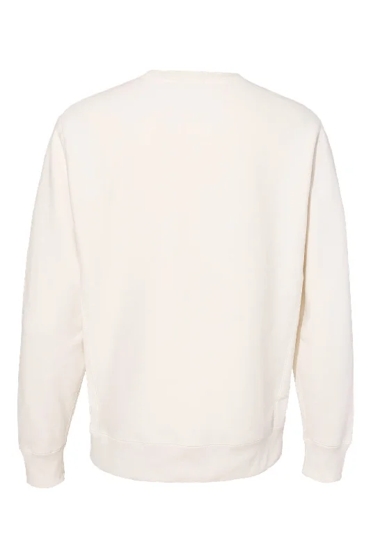 Independent Trading Co. Mens Legend Crewneck Sweatshirt - Bone - NEW