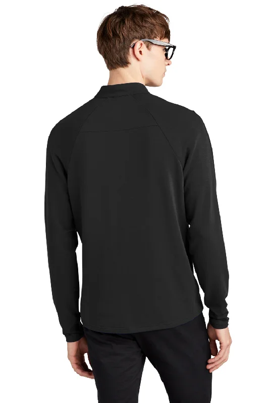 Mercer+Mettle Mens Stretch 1/4 Zip Sweatshirt - Deep Black