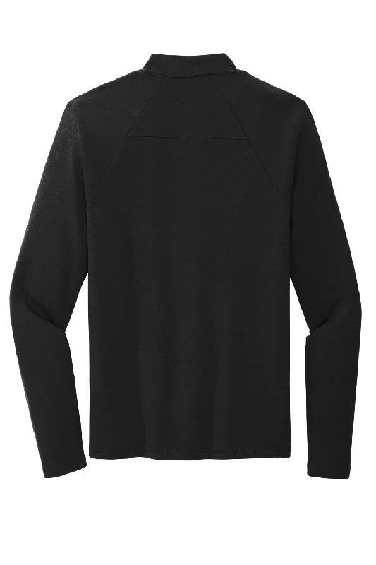 Mercer+Mettle Mens Stretch 1/4 Zip Sweatshirt - Deep Black