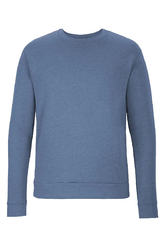 Next Level Mens PCH Crewneck Sweatshirt - Heather Bay Blue