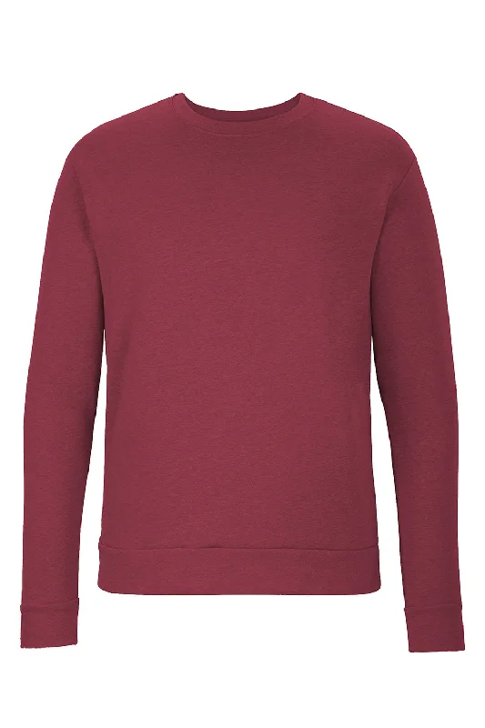 Next Level Mens PCH Crewneck Sweatshirt - Heather Cardinal Red