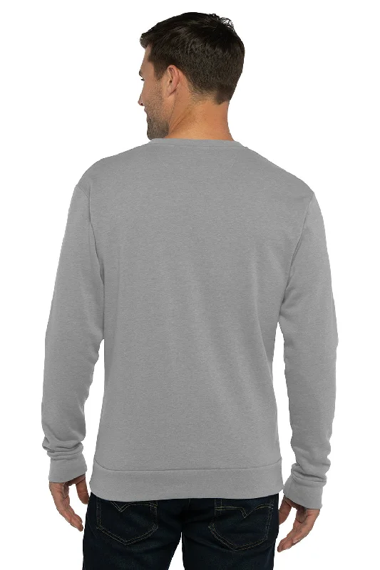 Next Level Mens PCH Crewneck Sweatshirt - Heather Grey