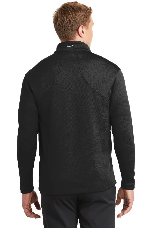 Nike Mens 1/4 Zip Sweatshirt - Black