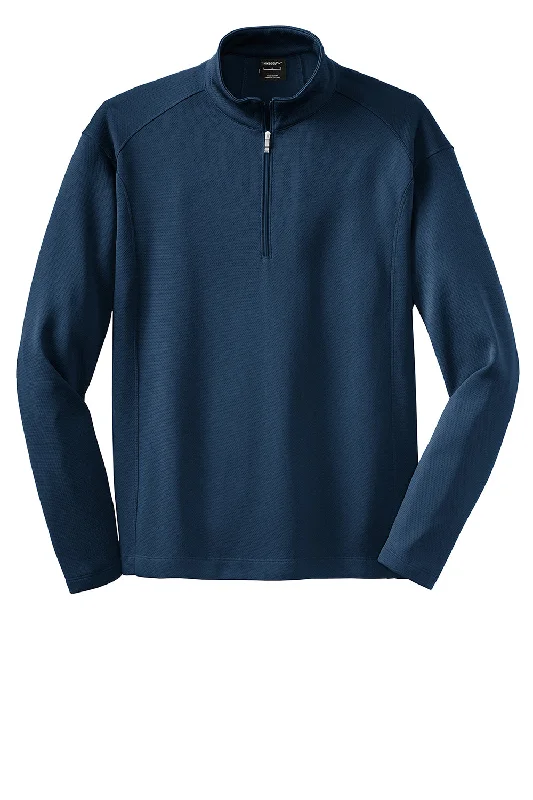 Nike Mens 1/4 Zip Sweatshirt - Starlight Blue