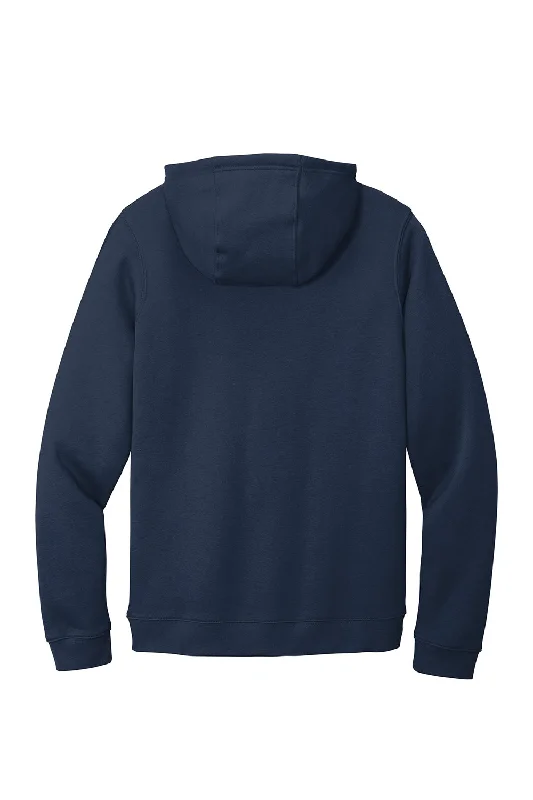 Nike Mens Club Fleece Hooded Sweatshirt Hoodie - Navy Blue