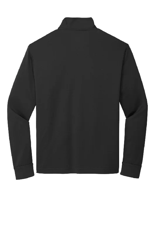 Port Authority Mens C-Free Performance Moisture Wicking 1/4 Zip Sweatshirt - Deep Black