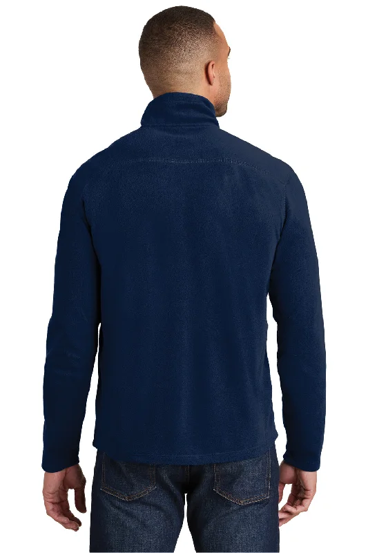 Port Authority Mens Pill Resistant Microfleece 1/4 Zip Sweatshirt - True Navy Blue