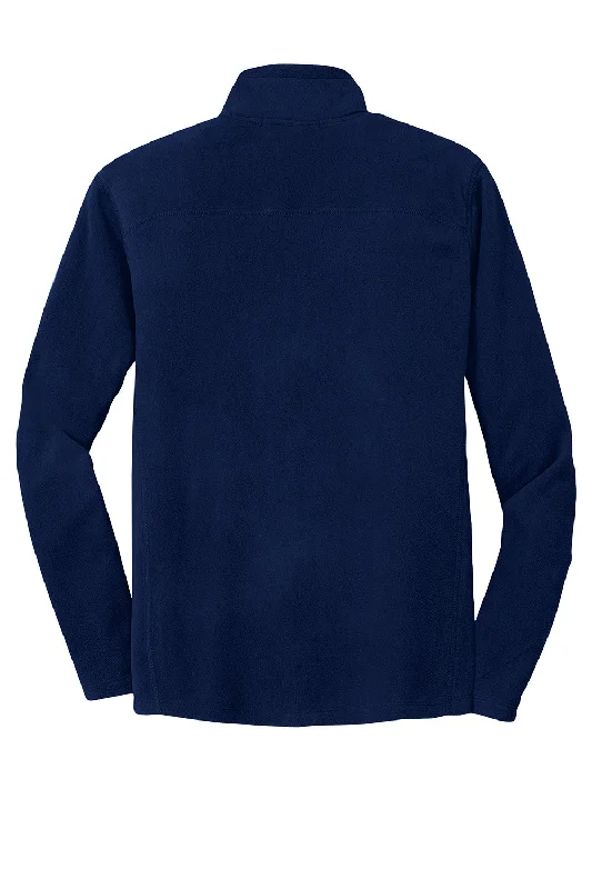 Port Authority Mens Pill Resistant Microfleece 1/4 Zip Sweatshirt - True Navy Blue