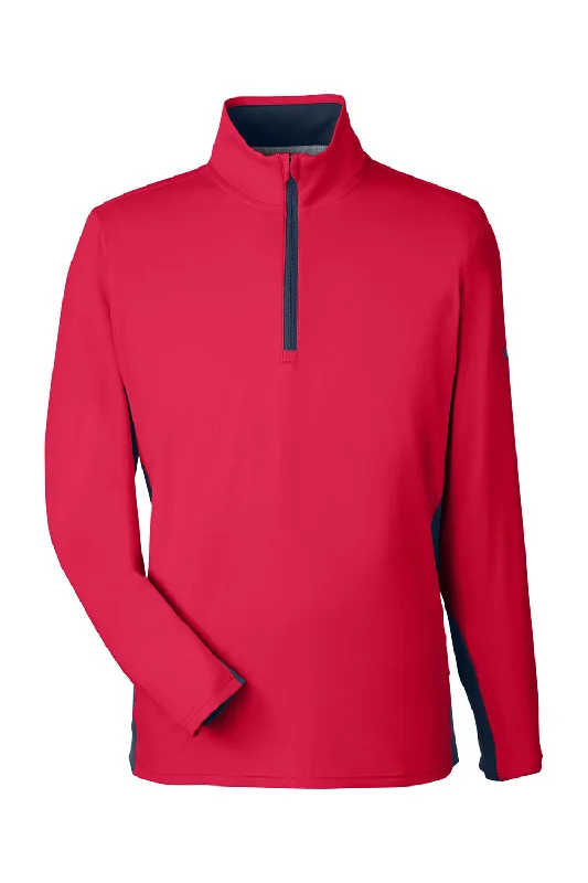 Puma Mens Gamer Moisture Wicking 1/4 Zip Sweatshirt - Ski Patrol Red