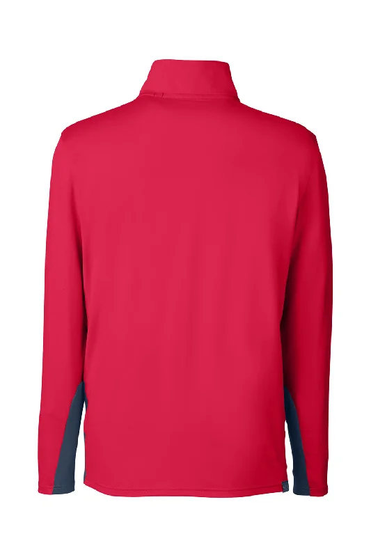 Puma Mens Gamer Moisture Wicking 1/4 Zip Sweatshirt - Ski Patrol Red