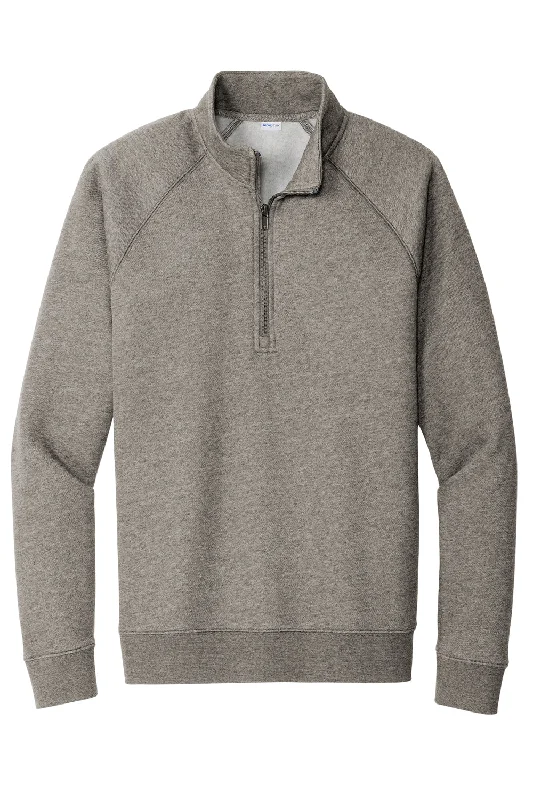 Sport-Tek Mens Drive Fleece 1/4 Zip Sweatshirt - Heather Vintage Grey