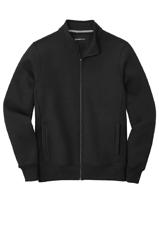 Sport-Tek Mens Full Zip Sweatshirt - Black