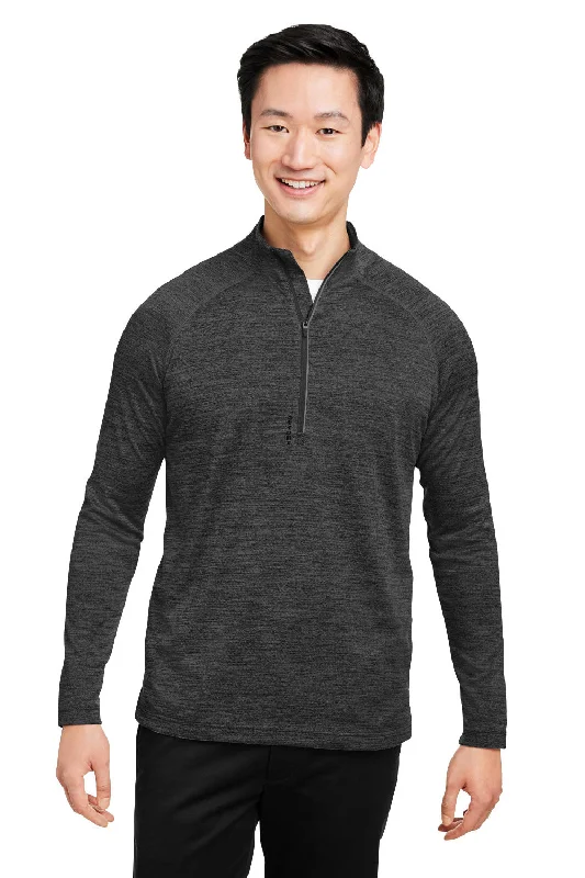 Spyder Mens Mission 1/4 Zip Sweatshirt - Black