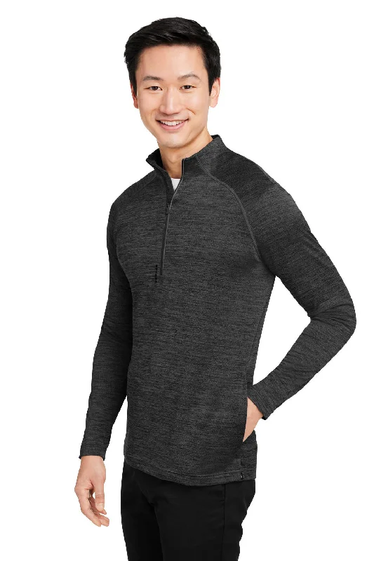 Spyder Mens Mission 1/4 Zip Sweatshirt - Black