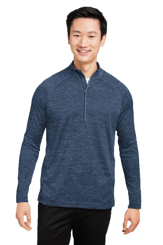 Spyder Mens Mission 1/4 Zip Sweatshirt - Frontier Blue