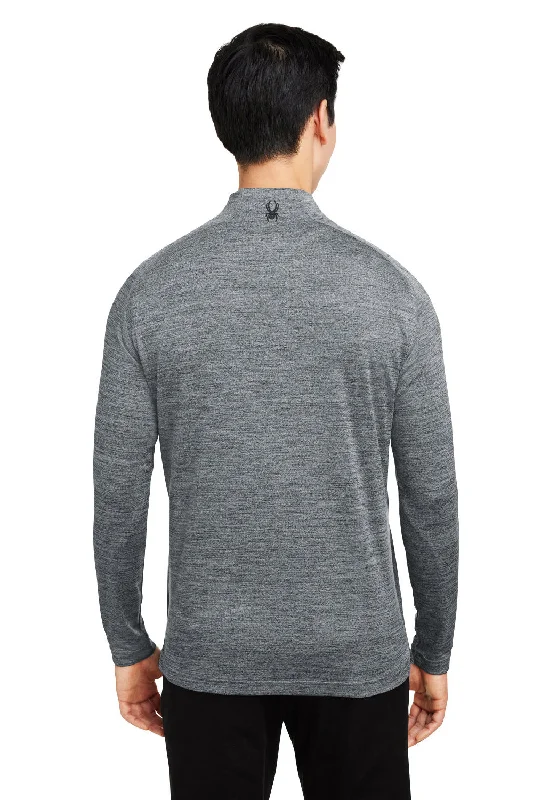 Spyder Mens Mission 1/4 Zip Sweatshirt - Polar Grey