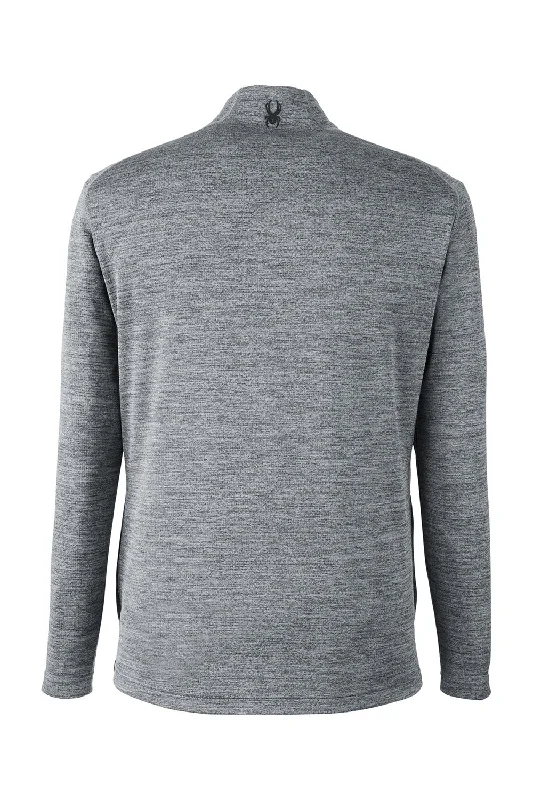 Spyder Mens Mission 1/4 Zip Sweatshirt - Polar Grey