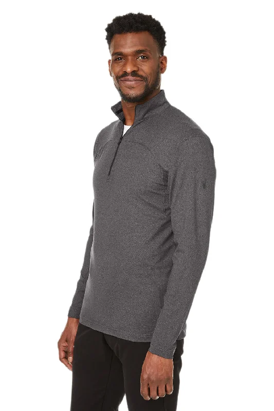 Spyder Mens Spyre UV Protection 1/4 Zip Sweatshirt - Black Frost