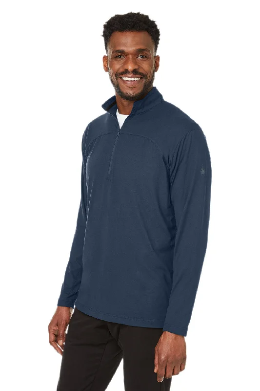 Spyder Mens Spyre UV Protection 1/4 Zip Sweatshirt - Frontier Blue Frost