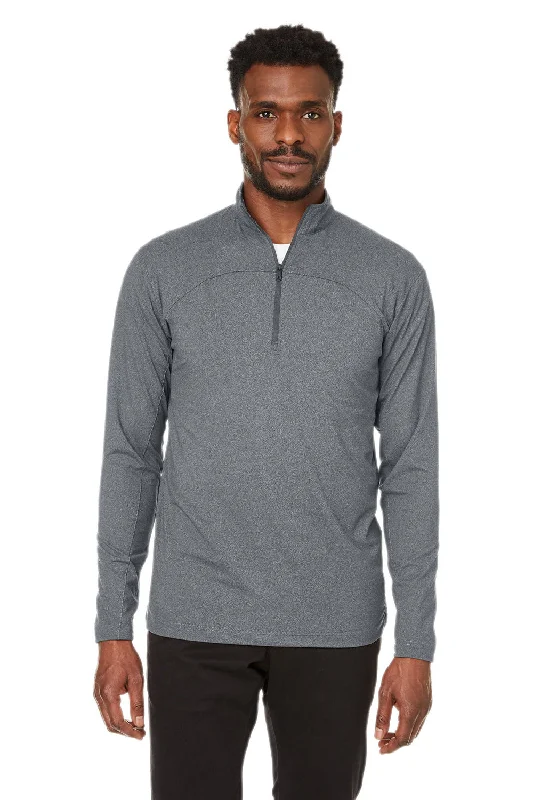 Spyder Mens Spyre UV Protection 1/4 Zip Sweatshirt - Polar Grey Frost