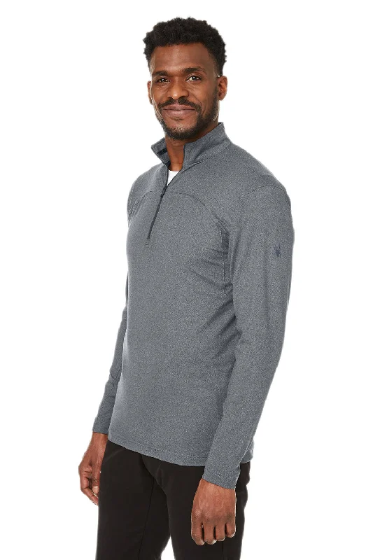 Spyder Mens Spyre UV Protection 1/4 Zip Sweatshirt - Polar Grey Frost