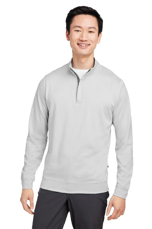 Swannies Golf Mens McKinnon 1/4 Zip Sweatshirt - Glacier Grey