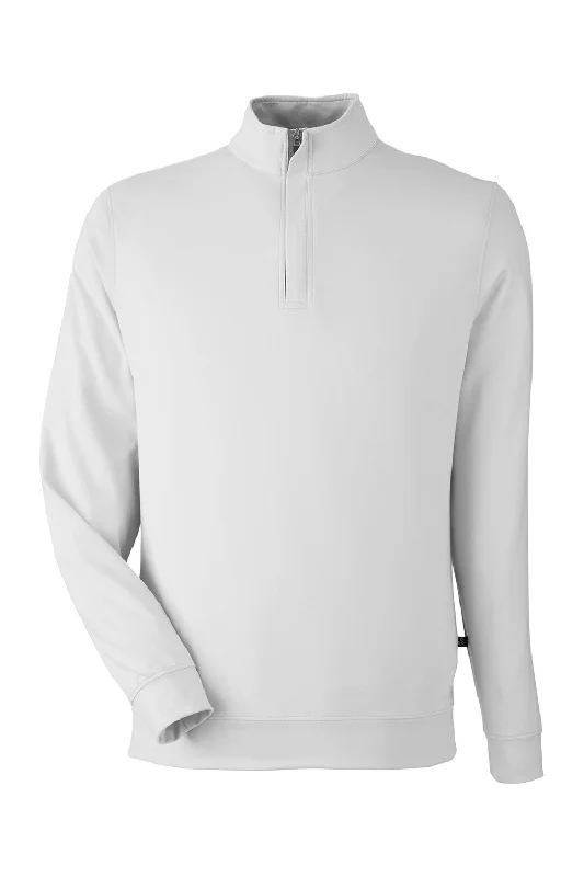 Swannies Golf Mens McKinnon 1/4 Zip Sweatshirt - Glacier Grey