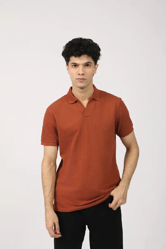 JOHNNY COLLAR TEXTURED POLO