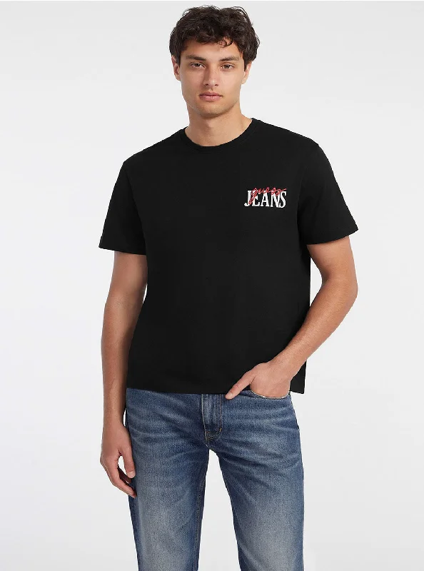 Guess Jeans Black Logo T-Shirt