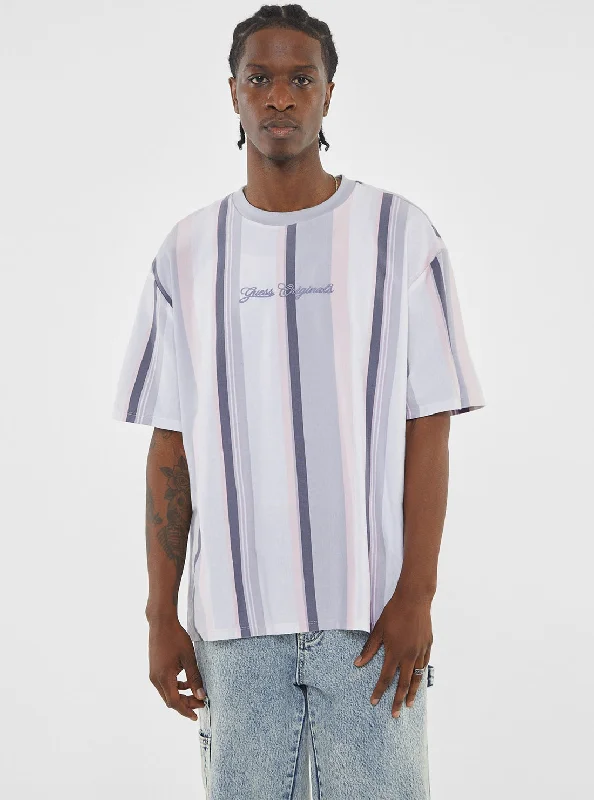 Guess Originals Vertical Stripe T-Shirt