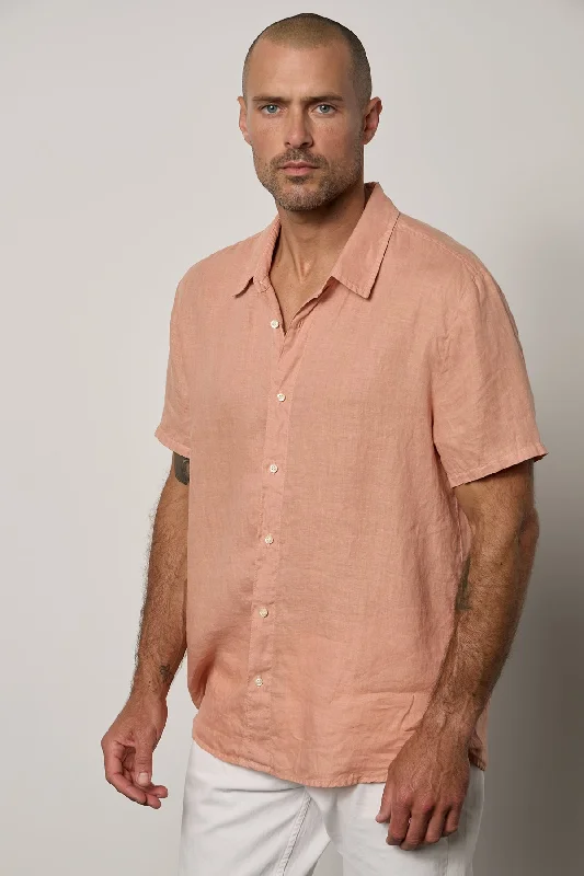 MACKIE LINEN BUTTON-UP SHIRT