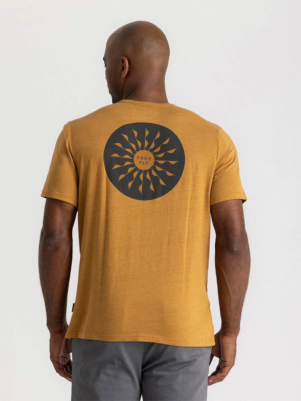 Sol Pocket Tee - Heather Ochre