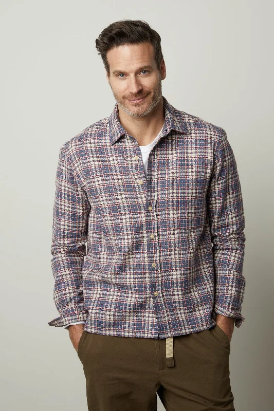 STAN PLAID BUTTON-UP SHIRT