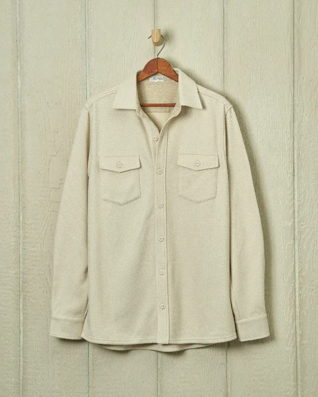 Fleece Overshirt in Sand