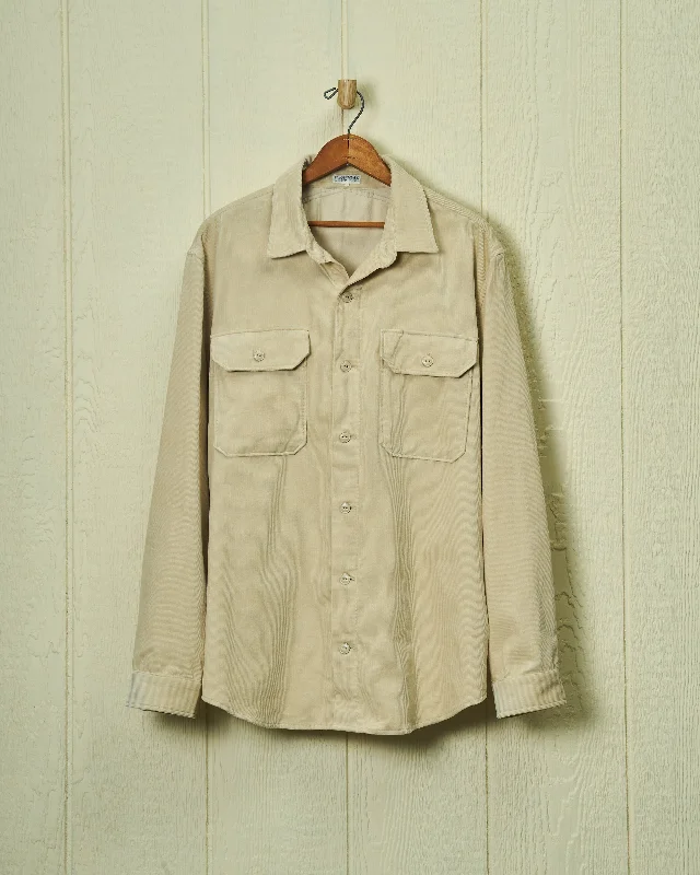 MacArthur Shirt in Sand Corduroy