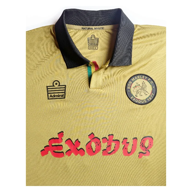 Modfather Clothing x Bob Marley x Admiral - The Natural Mystic Gold Exodus Limited Edition - Football Shirt *Not Included in BF Promotions