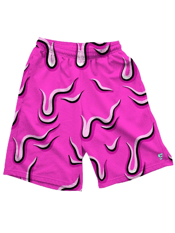 Neon Drippy (Pink) Shorts