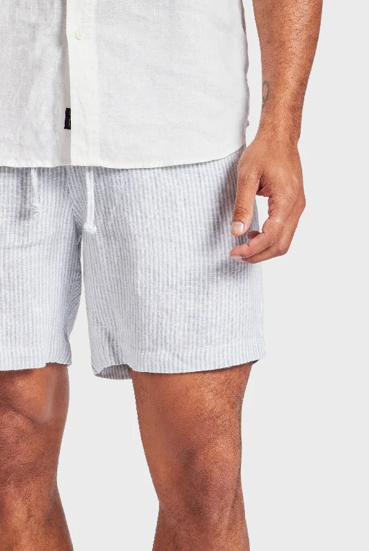 Stripe Riviera Linen Short