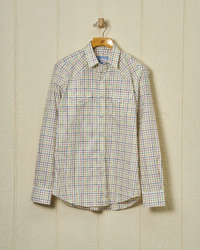 Western Sea-Washed Shirt in Autumn Oversized Check