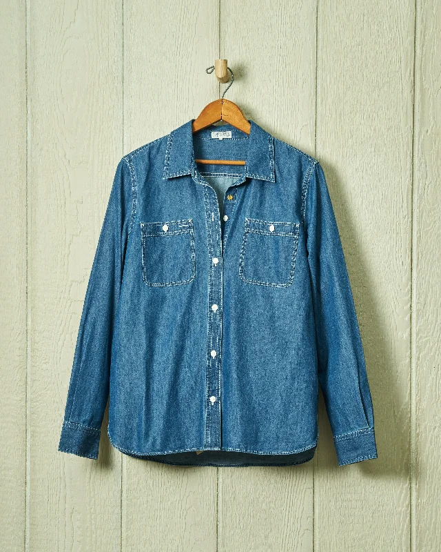 Women's Work Shirt in Denim