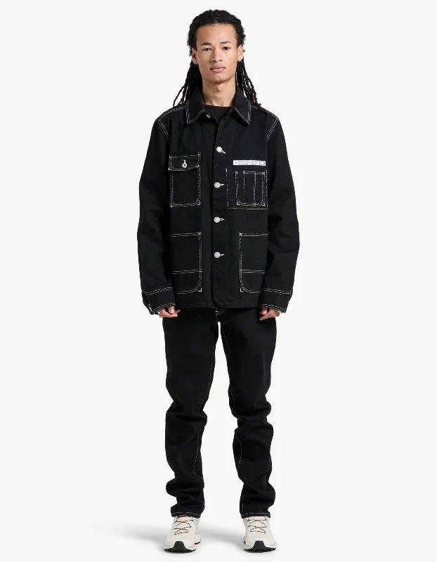 Relaxed Workwear Business Jacket - BM Rinse Black Denim