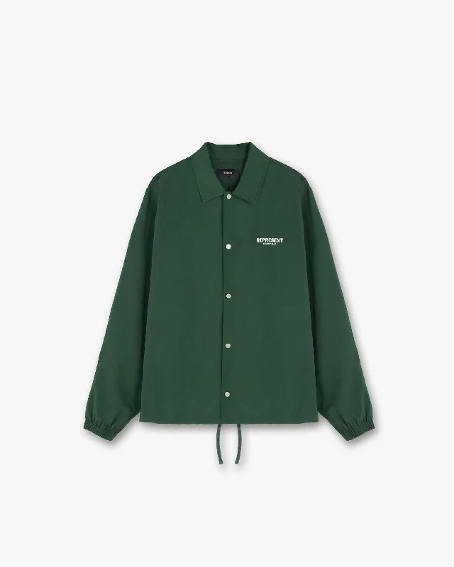 Represent Owners Club Coach Jacket - Racing Green