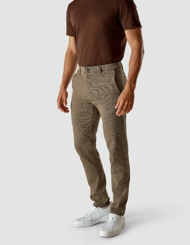 Classic Pants Slim Tan