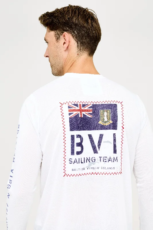 BVI Sailing Team UPF50 Shirt - White