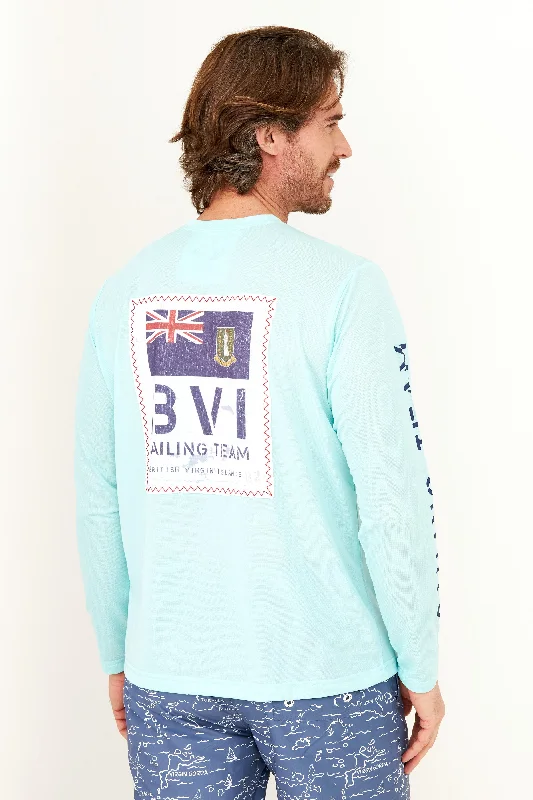 BVI Sailing Team UPF50 Shirt - Sea Green