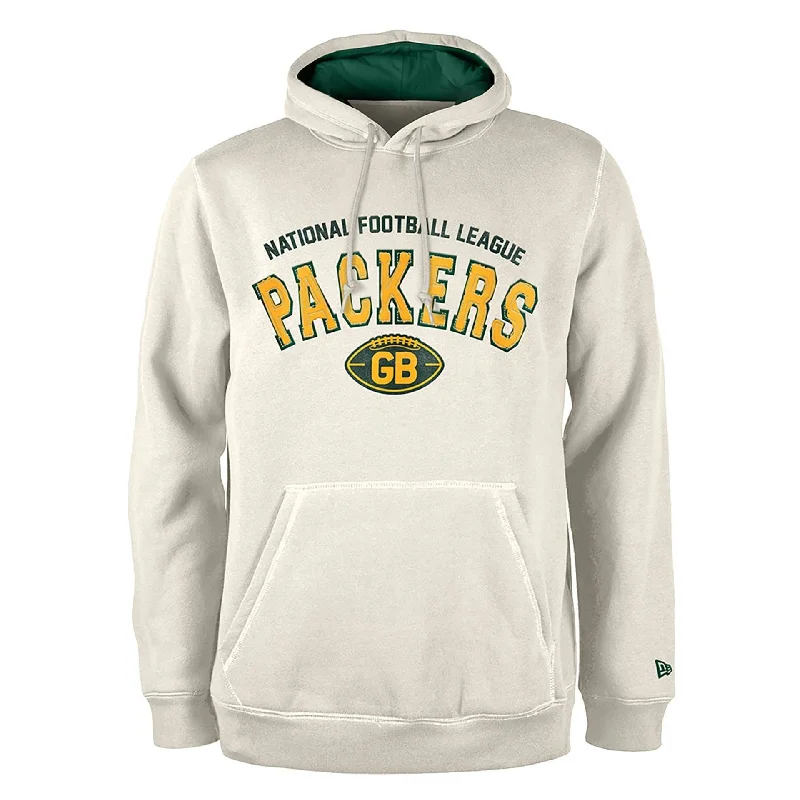 Green Bay Packers NFL 3rd Down Historic Light Beige Pullover Hoodie