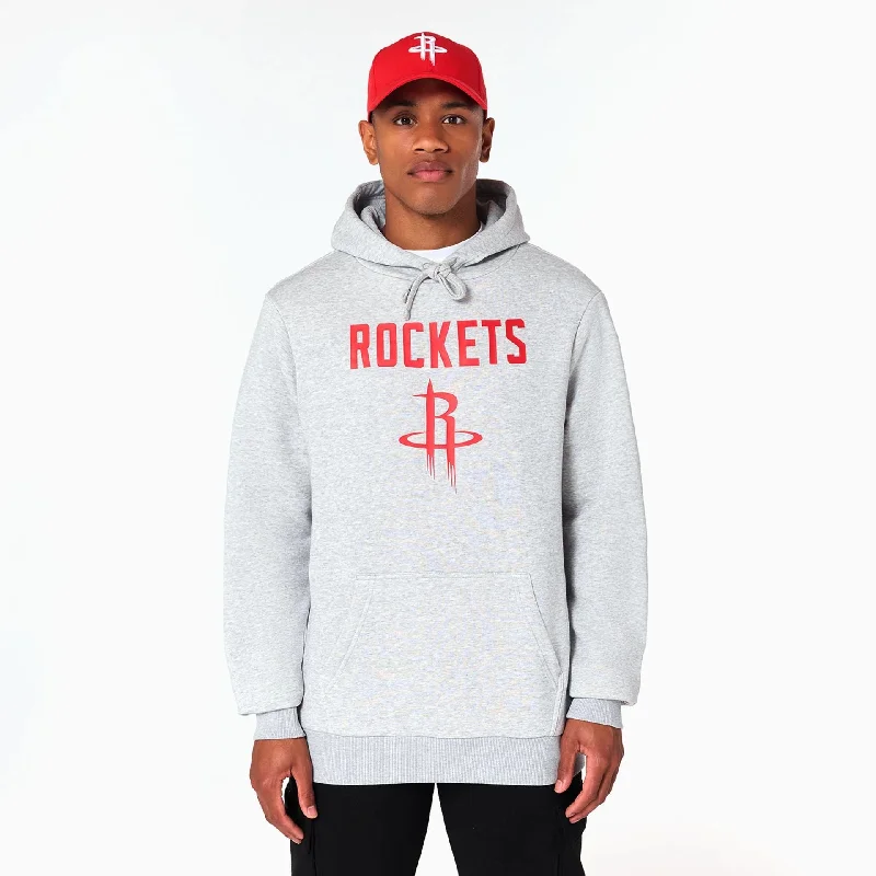 Houston Rockets NBA Grey Pullover Hoodie